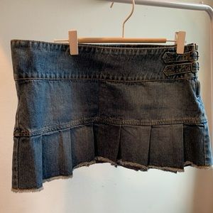 Y2K Denim Mini Skirt